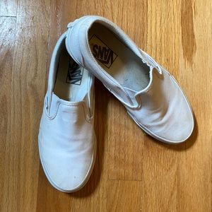 Vans white Slip-On